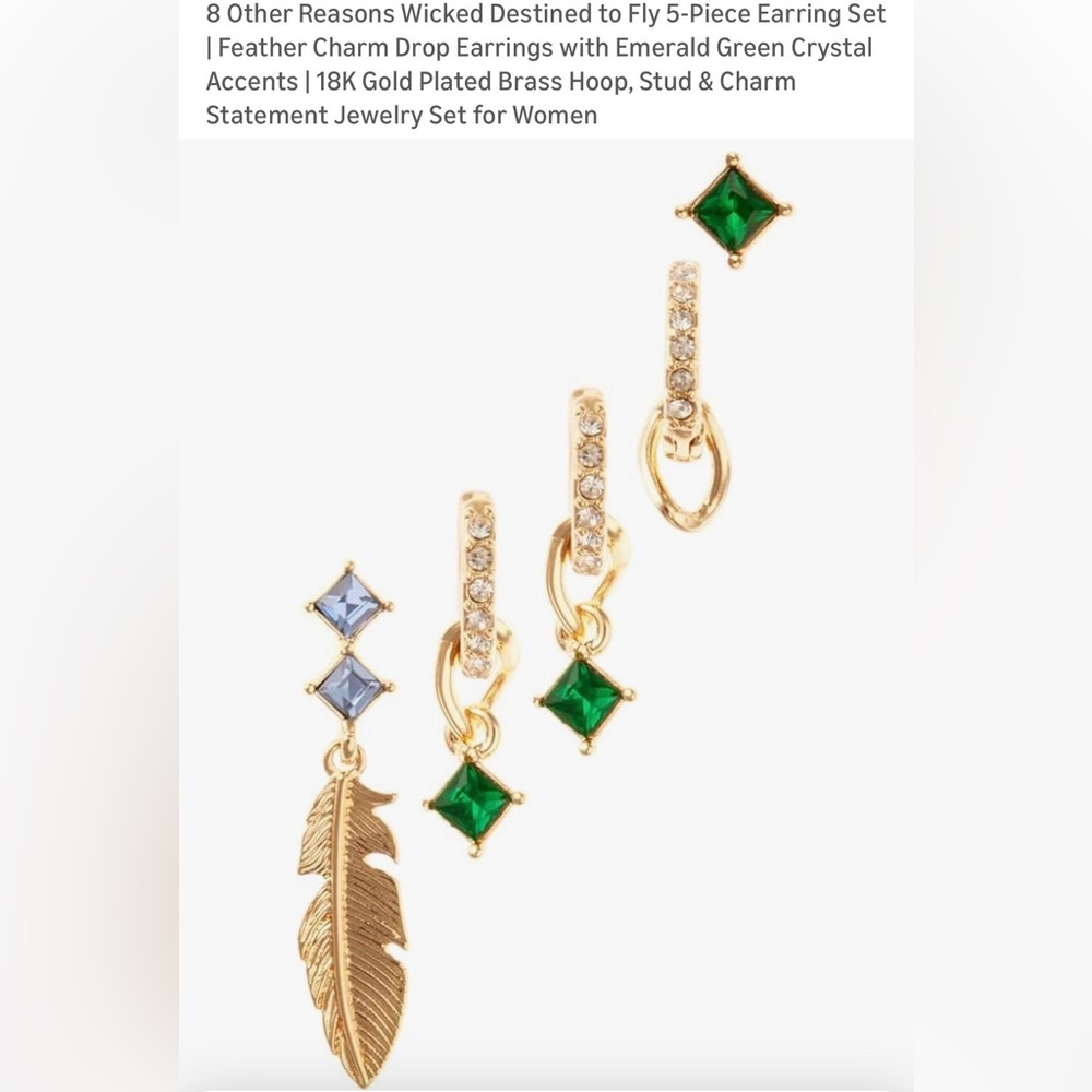New Destined to Fly Earring Set from 8 Other Reasons x Wicked collab